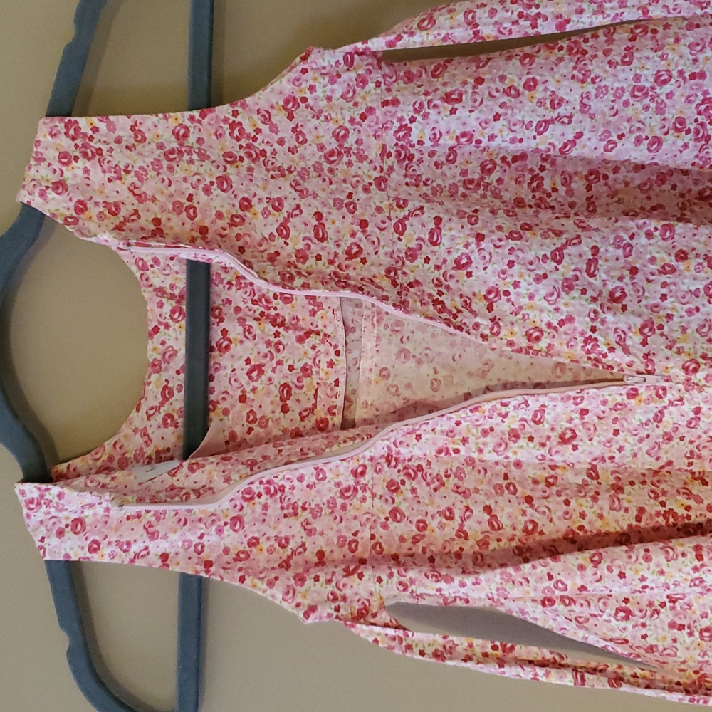 Frances Johnston For Simi Floral Sleeveless Dress Size 4 Girls - Picture 6 of 7